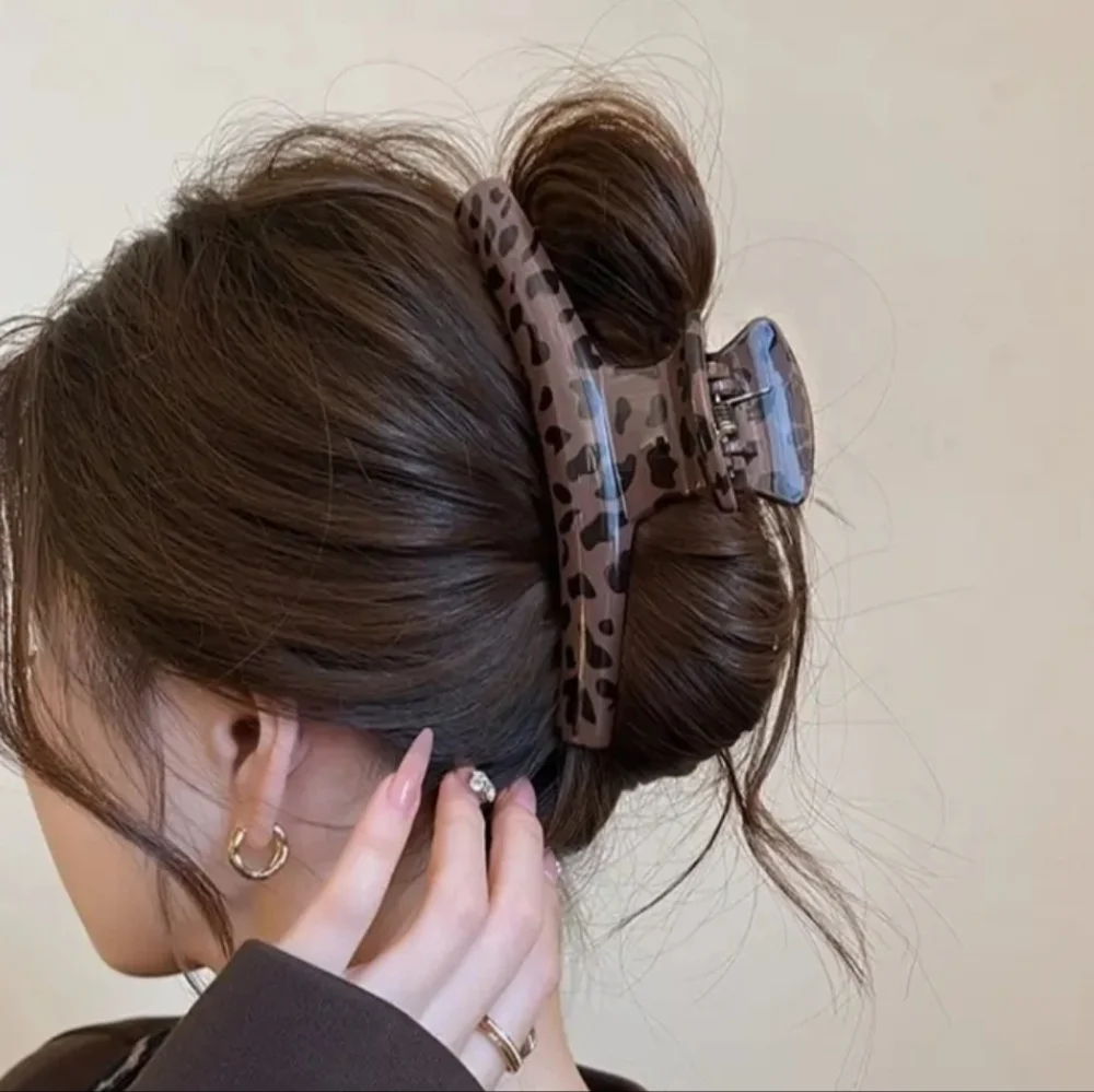 Leopard Print Claw Clip Hair Accessories